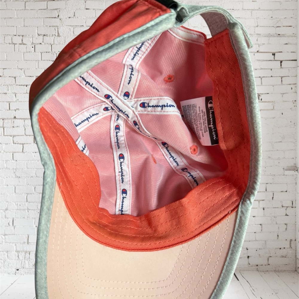 Champion Coral Cap with Gray Trim - Picture 3 of 3
